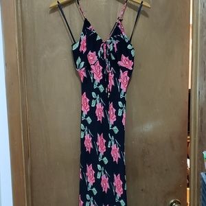 Floral boho style dress